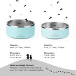 GrandTies Stainless Steel Dog Bowl | Engraved Reusable BPA-Free Insulated Cat & ... - Image 6