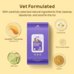 HICC PET Cleaning Deodorizing Glove Wipes for Dogs & Cats, Vet Recommended Hypoa... - Image 5