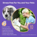 HICC PET Cleaning Deodorizing Glove Wipes for Dogs & Cats, Vet Recommended Hypoa... - Image 6