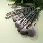 14 PCS Makeup Brush Set Professional for Full Face & Eyes - Hypoallergenic Soft ... - Image 3