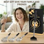 SIKEMAY 5 Pack Back Scratcher, Fathers Day Dad Gifts, Stocking Stuffers for Men ... - Image 8