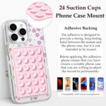 LvShuLiangPin Anteel Silicone Suction Phone Case Mount, Silicon Adhesive Phone A... - Image 6