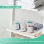 Bathroom Organizers and Storage,4 Pack Bathroom Accessories,Bathroom Decor,Home ... - Image 3