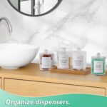 Bathroom Organizers and Storage,4 Pack Bathroom Accessories,Bathroom Decor,Home ... - Image 4