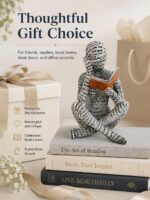 Modern Abstract Reading Figure Unique Home Decor for Bedroom, Desk, Office for F... - Image 6