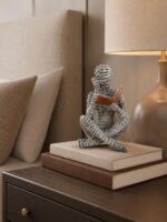 Modern Abstract Reading Figure Unique Home Decor for Bedroom, Desk, Office for F... - Image 10