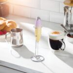 Powerful Handheld Milk Frother, Mini Milk Foamer, Battery Operated (Not included... - Image 3