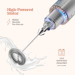 Powerful Handheld Milk Frother, Mini Milk Foamer, Battery Operated (Not included... - Image 6