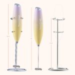 Powerful Handheld Milk Frother, Mini Milk Foamer, Battery Operated (Not included... - Image 9