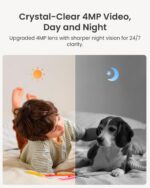 REOLINK 4MP 2K Indoor Camera E1, Plug-in Wireless WiFi 6 Security Camera, 360 De... - Image 3