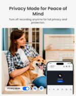 REOLINK 4MP 2K Indoor Camera E1, Plug-in Wireless WiFi 6 Security Camera, 360 De... - Image 6