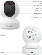 REOLINK 4MP 2K Indoor Camera E1, Plug-in Wireless WiFi 6 Security Camera, 360 De... - Image 10