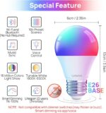Linkind Smart Light Bulbs, Smart Bulb that Work with Alexa, Google Home, AiDot, ... - Image 3