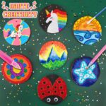 klmars Kids Wooden Painting Kit-Glow in The Dark-Arts & Crafts Gifts for Boys Gi... - Image 3