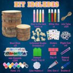 klmars Kids Wooden Painting Kit-Glow in The Dark-Arts & Crafts Gifts for Boys Gi... - Image 5