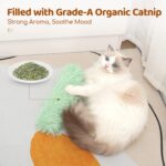 Potaroma Cat Toys Pillows, 3 Pack, Soft and Durable Crinkle Sound with Catnip In... - Image 4