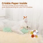 Potaroma Cat Toys Pillows, 3 Pack, Soft and Durable Crinkle Sound with Catnip In... - Image 5