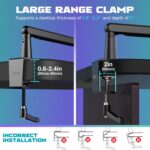 FIFINE Microphone Boom Arm, Low Profile Adjustable Stick Microphone Arm Stand wi... - Image 7