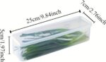 3 Pack Stackable Food Storage Containers - 1500ml (51oz) Fridge Organizer with R... - Image 3