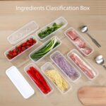 3 Pack Stackable Food Storage Containers - 1500ml (51oz) Fridge Organizer with R... - Image 5
