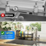 Cisily Sink Caddy Sponge Holder for Kitchen with Brush Holder and Stainless Stee... - Image 7