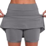 Versatile Skorts for Women, Women's Casual Athlete Tennis Skirts, Sports Lightwe... - Image 3