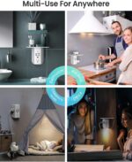 Wall Outlet Extender with Shelf and Night Light, Surge Protector, Wall Mount Cha... - Image 8