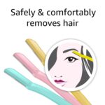 Amazon Basics Women's Dermaplaning Tool, Peach Fuzz Remover, Facial Hair Removal... - Image 6