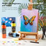 Shuttle Art 18 Colors Acrylic Paint Bottle Set (250ml/8.45oz), Rich Pigmented Bu... - Image 3