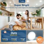 Amico 12 Pack 6 Inch 5CCT Ultra-Thin LED Recessed Ceiling Light with Junction Bo... - Image 4