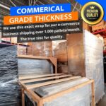 4 Rolls x 18" x 1500 Feet x 80 Gauge Clear Commercial Grade Heavy Duty Plastic S... - Image 5