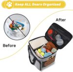 6 Set Dog Travel Bag, Large Pet Travel Kit for Supplies Includes 2 Food Containe... - Image 7