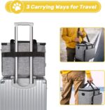 6 Set Dog Travel Bag, Large Pet Travel Kit for Supplies Includes 2 Food Containe... - Image 8