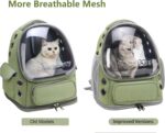 Cawypety Cat Backpack Carrier, Breathable Cat Carrier Large Space Bubble Pet Bac... - Image 4