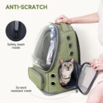 Cawypety Cat Backpack Carrier, Breathable Cat Carrier Large Space Bubble Pet Bac... - Image 5