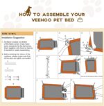 Veehoo Outdoor Elevated Dog Bed Large Sized Dogs, Large Cooling Raised Dog Cots ... - Image 9