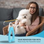 Pet Hair Remover, Dog and Cat Hair Remover, Wool Hair Remover, Carpet Rake for P... - Image 9
