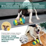 BSISUERM Dog Puzzle Toy Adjustable Treat Dispensing Ball Food Dispenser Tough Sl... - Image 7