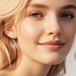 925 Sterling Silver Earrings for Women 14k Gold Hoop Earrings Full Diamond Hypoa... - Image 5