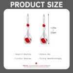 925 Sterling Silver Earrings for Women 14k Gold Hoop Earrings Full Diamond Hypoa... - Image 7