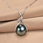 NONNYL Gifts for Women Wife-Tahitian-Black-Pearl-Necklace-Gift for Wife Wedding ... - Image 3