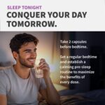 12-in-1 Melatonin Sleep Capsules - Natural Sleep Aids for Adults with Melatonin ... - Image 7