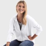 Hanes womens Slub Knit Full-zip Hoodie, Textured Cotton Zip-up T-shirt Hoodie fo... - Image 6