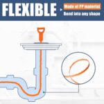 35.5inch Drain Clog Remover(1pcs), 25inch Drain Snake Hair Remover(6pcs) ＆ Clean... - Image 6