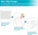 Vtopmart 25 PCS Clear Plastic Drawer Organizers Set, 4-Size Versatile Bathroom a... - Image 5