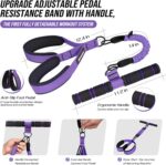 Upgrade Pedal Resistance Band with Handle, Adjustable Tube Foot Pedal Device Pul... - Image 3