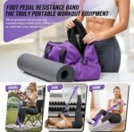 Upgrade Pedal Resistance Band with Handle, Adjustable Tube Foot Pedal Device Pul... - Image 7