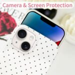 Hython for iPhone 14 Case & iPhone 13 Case Cute Polka Dot Aesthetic Design Simpl... - Image 4