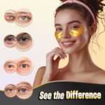 NAZANO 24K Gold Under Eye Patches - 60 Pack for Puffy Eyes, Dark Circles, Bags &... - Image 4