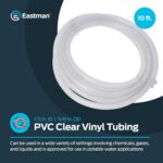 Eastman 1/2 Inch ID (5/8 Inch OD) PVC Clear Vinyl Tubing, 10 Foot Length, 98568 - Image 3
